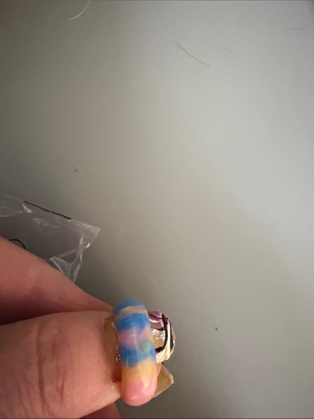 Colorful Gradient Resin Ring - Size 8 - Picture 6 of 6